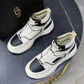 UGG White & Black Chunky-Sole High-Top Sneakers
