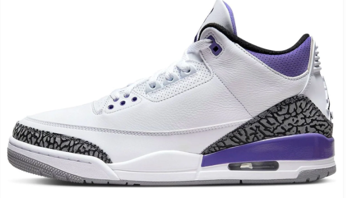 Air Jordan 3 Retro Sneakers | Dark Iris