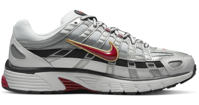 Nike P-6000 CNPT Women's Sneakers | Metallic Silver / Red