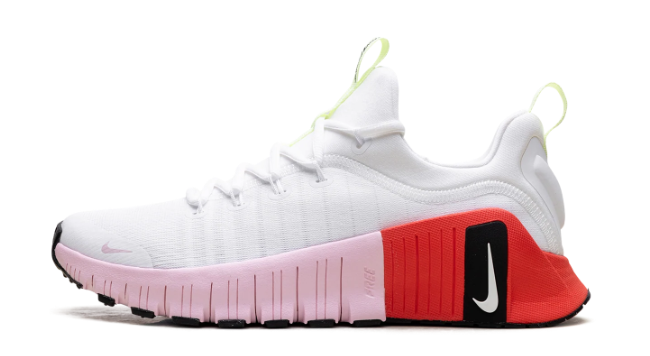 Nike Free Metcon 6 Women's Shoes | White / Pink Foam