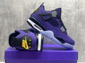 Air Jordan 4 Retro Sneakers | Lakers Purple / Gold