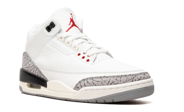 Air Jordan 3 Sneakers | White Cement Reimagined (2023)