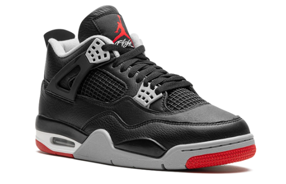 Air Jordan 4 Sneakers | Bred Reimagined