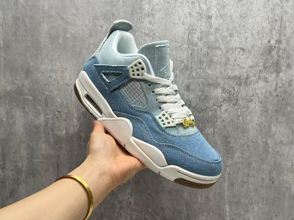 Air Jordan 4 Retro Sneakers | Denim Blue